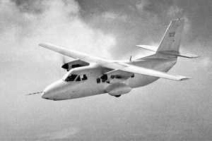 16. 4. 1969 LET XL-410 Turbolet v. č. 001 - první let čtyřistadesítky. Foto: Vladimír Janík