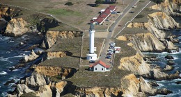 Příběhy leteckých fotek: Point Arena Lighthouse