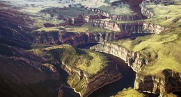 Příběhy leteckých fotek: Bighorn Canyon