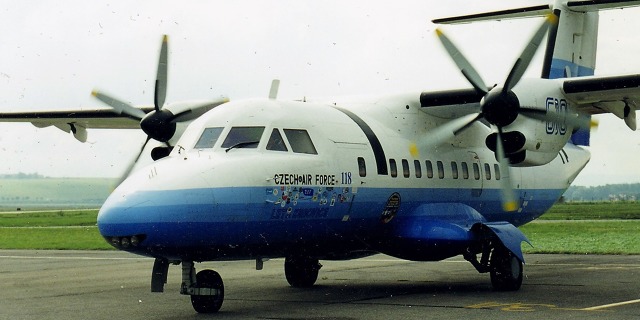 S letounem L-610 létal Oldřich Pelčák po otevření železné opony po celé Evropě. Foto: Archiv O. Pelčáka
