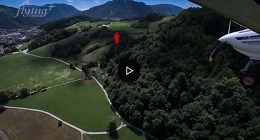 Letmé přistání na horské ploše Zagorje ob Savi ve Slovinsku