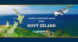 Jižní ostrov Nového Zélandu při přeletu letadlem Cessna C 172