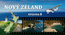 Vzlet z horského letiště Fox a divoké pobřeží Nového Zélandu z nízko letícího letadla