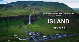 Letadlem nad vodápády a lávová pole Islandu